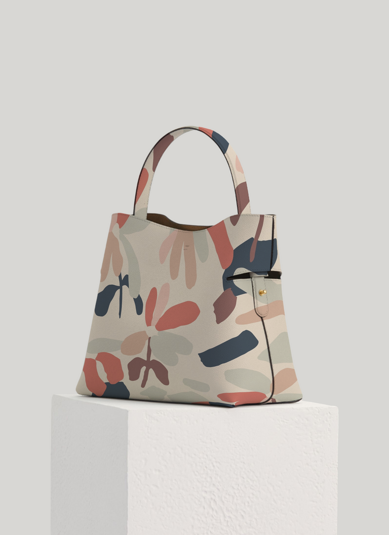 Gaia Tote Bag - Floral Pastel