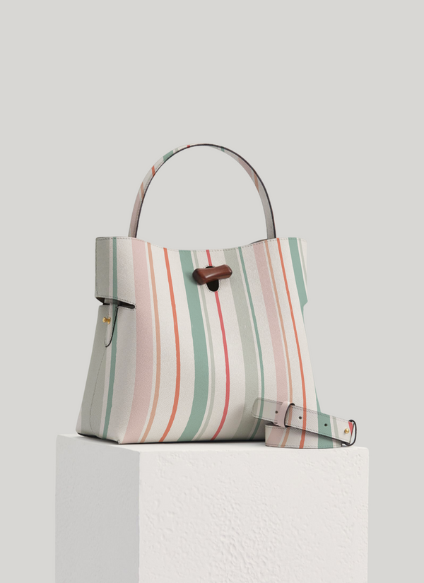 Gaia Tote Bag - Multi Stripes