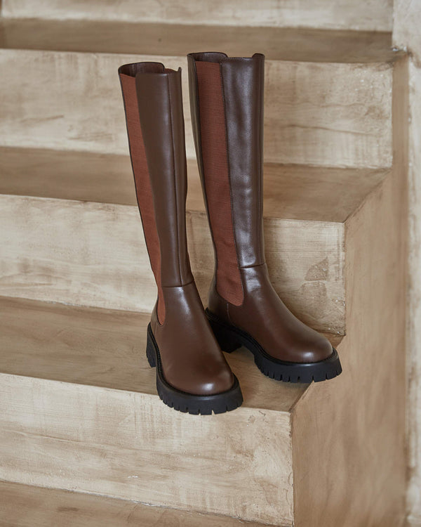 Willow Knee High Chelsea Boots